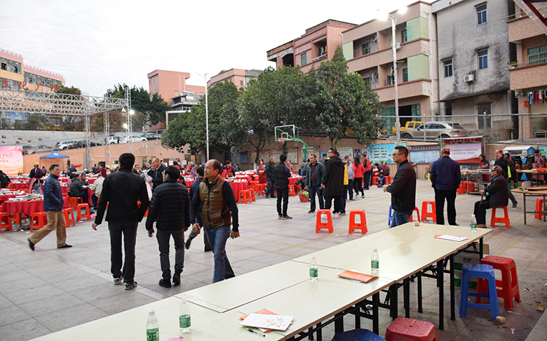 銳天參與上屯第五屆老人節活動